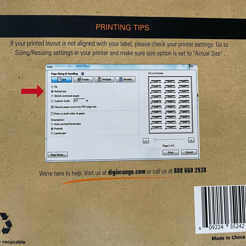 White Adhesive Labels 2 packages bundle - Picture 5 of 9